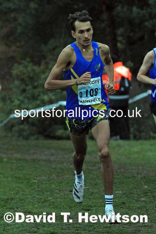 Senior Men, 2022 National Cross Country Relays, Berry Hill Park, Mansfield.  Photo: David T. Hewitson/Sports for All Pics